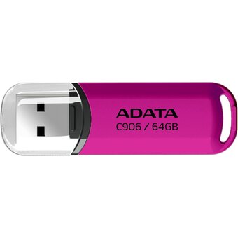  USB-флешка A-DATA Classic C906 (AC906-64G-RPP) 64GB, USB 2.0, Фиолетовая 