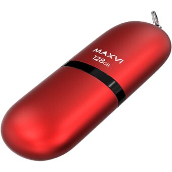  USB-флешка Maxvi 128GB red (FD128GBUSB20C10SF) 