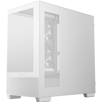  Корпус Deepcool CG380 3F WH без БП, боковое окно (панорама), 3x120mm ARGB PWM вентилятора, белый, mATX 