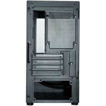  Корпус XASTRA Q300M 5ARGB-C6 Black (Q300M-5FC12A-C6) mATX/Aquarium/Screewless/ 5x120mm ARGB PWM FC fans/Argb+PWM Hub 6port 