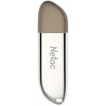  USB-флешка Netac U352 USB3.0 16GB (NT03U352N-016G-32PN), металлическая, с колпачком 