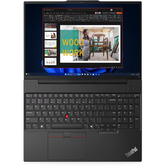  Ноутбук Lenovo ThinkPad E16 G2 (21MAS04600) Core Ultra 5 125U 16Gb SSD512Gb Intel Graphics 16" IPS WUXGA (1920x1200) без ОС black WiFi BT Cam 