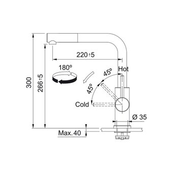  Смеситель Franke Smart Glenda 115.0706.986 нерж 