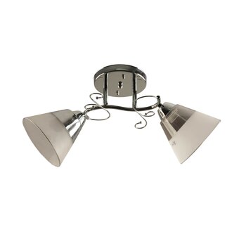  Люстра HIPER H203-2 2х60 Вт, хром/белый 