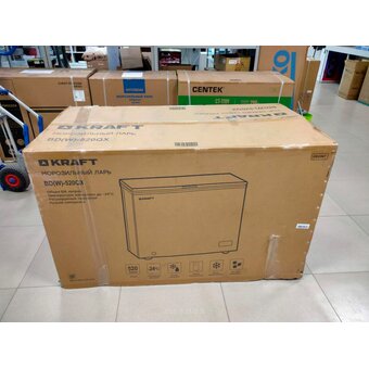  УЦ Морозильный ларь Kraft BD(W)-520QX (плохая упаковка, замятие возле панели управления. незначительные потертости) 