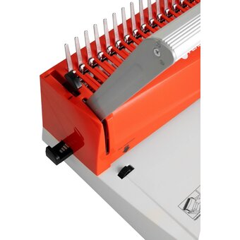  Переплетчик Гелеос БП16ПБК A4/перф.16л.сшив/макс.500л./пластик.пруж. (6-51мм) 