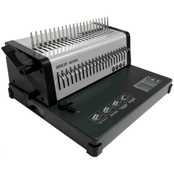  Переплетчик Office Kit B2130E A4/перф.35л.сшив/макс.500л./пластик.пруж. (6-51мм)/электр. 