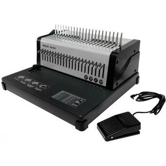  Переплетчик Office Kit B2130E A4/перф.35л.сшив/макс.500л./пластик.пруж. (6-51мм)/электр. 