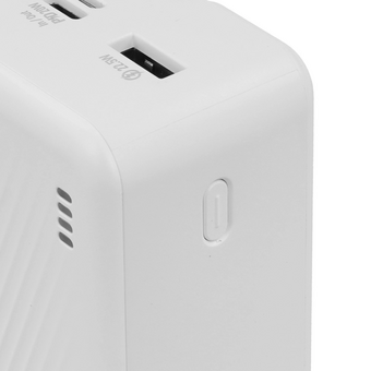  Аккумулятор внешний резервный BOROFONE BJ57B 30000mAh 2USB 2.4A 22.5W PD 20W быстрая зарядка с LED-индикатором белый 