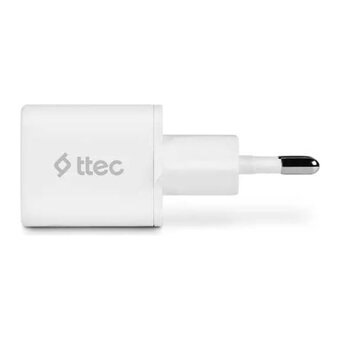  Кабель TTEC 2SCP01LB SmartCharger 20W PD With USB-C Lightning Cable 150cm White 
