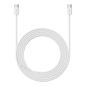  Кабель TTEC 2DK54B AlumiCable 60W Type-C Type-C Fast Charge Cable 100cm White 