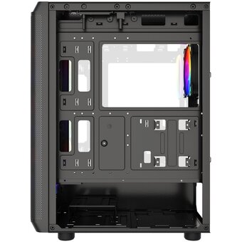  Корпус Powercase Mistral EA22 (CMAEA22-L4), Tempered Glass, 4x 120mm FRGB Fan, чёрный, ATX 