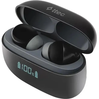  Наушники TTEC 2KM159S AirBeat Pro ANC LCD TWS Bluetooth Headset Black 
