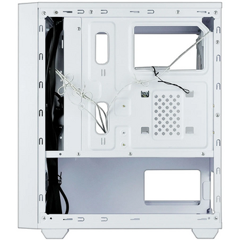  Корпус Ginzzu CL660 mATX Fan 4*12FRGB передняя панель решетка белый 