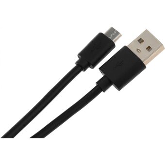  Кабель KINGPRICE KP-microUSB-2.4A-2m microUSB(m)-USB (m) 1м 2A черный 