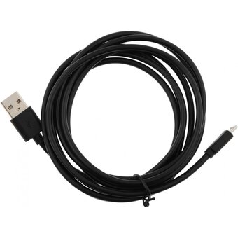  Кабель KINGPRICE KP-microUSB-2.4A-2m microUSB(m)-USB (m) 1м 2A черный 