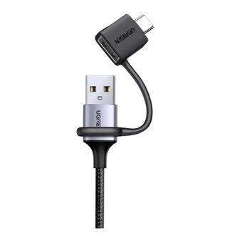  Адаптер UGREEN LS503 (65560) USB-C Male to USB-A Female Adapter 2шт черный 