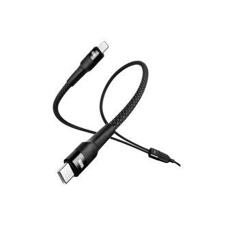  Кабель TTEC 2DK55S AlumiCable Duo USB-C To 2* USB-C Fast Charge 100W Cable, длина 150см черный 