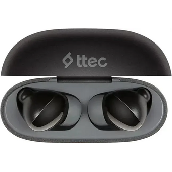  Наушники TTEC 2KM159S AirBeat Pro ANC LCD TWS Bluetooth Headset Black 