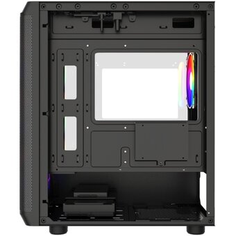  Корпус Powercase Mistral Micro EM22 (CMMEM22B-L4), Tempered Glass, 4x120mm FRGB fan, чёрный, mATX 