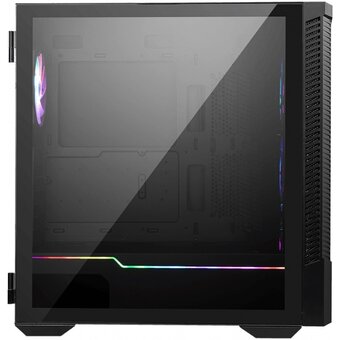  Корпус MSI MPG Velox 100R (306-7G18R27-HH9) 2xUSB 3.0, 1xType C, 4x120mm ARGB Fan, ARGB Control Board, Tempered Glass, Glass Front Panel, Brown Box 