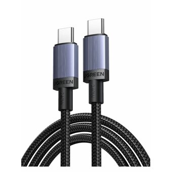  Кабель UGREEN L532 (65906) USB-C to USB-C PD Fast Charging Cable 240W Max. Длина 0,5м серый космос 