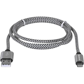  Кабель Defender 87809 USB2.0 ACH01-03T Pro, AM-LightningM, 1m, 2.1A Белый 