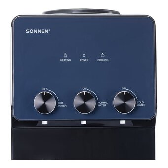  Кулер для воды SONNEN FSE-03RTi (455746) титановый синий 