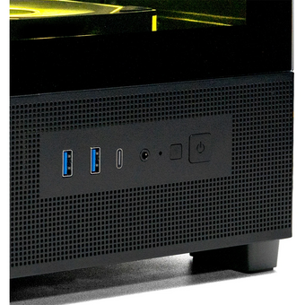  Корпус XASTRA Q500 6ARGB-C10-UC Black (Q500-6FM12A-C10-UC) ATX/Aquarium/Screewless/ 6x120mm ARGB PWM FM fans/Argb+PWM HUB 10port/ Type-C 