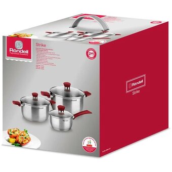  Набор посуды Rondell Strike RDS-817 6 предметов 