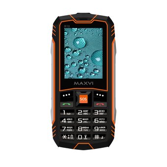  Мобильный телефон Maxvi R10 Orange 