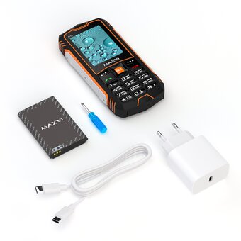  Мобильный телефон Maxvi R10 Orange 