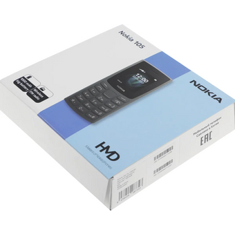  Мобильный телефон NOKIA 105 TA-1569 SS EAC1 (1GF019EPA2C04) Charcoal 
