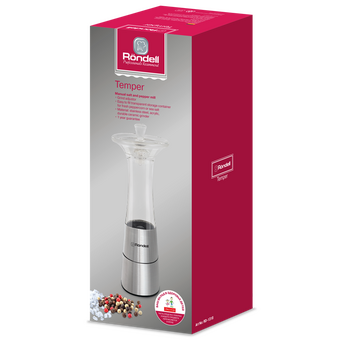  Мельница для перца/соли Rondell Temper RD-1318 стальной 