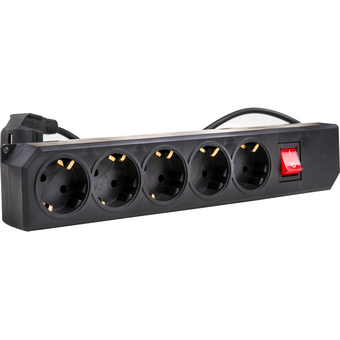  Сетевой фильтр АТЛАНТ 80030 ПВС 3х0,75 ГОСТ 3500Вт 5гнезд 5м с выключателем 