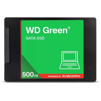  SSD WD Green WDS500G5G0A 500GB, 2.5", SATA III, R/W - 545/510 MB/s 3D-NAND 