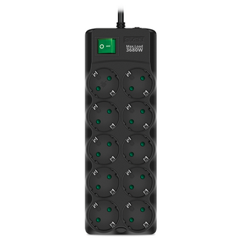  Сетевой фильтр SVEN SF-10E-16 3,0м черный 
