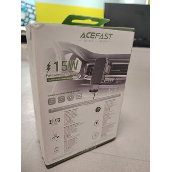  УЦ Автомобильный держатель ACEFAST D17 car wireless charging holder Black (Плохая упаковка) 