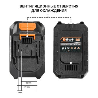  АКБ Bort BA-21U-62 