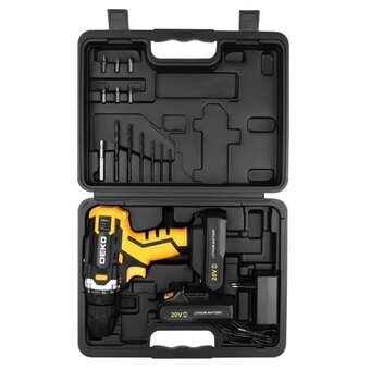  Аккумуляторная дрель-шуруповерт DEKO Banger 20V One+ SET1 083-1110 