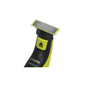  Электробритва Philips OneBlade QP2724/20 черный/зеленый 