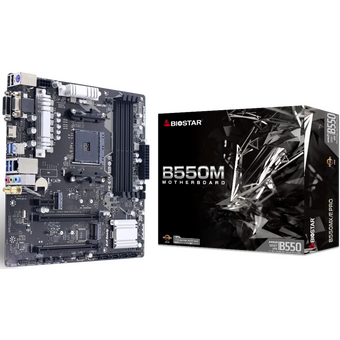  Материнская плата Biostar B550MX E Pro DDR4 