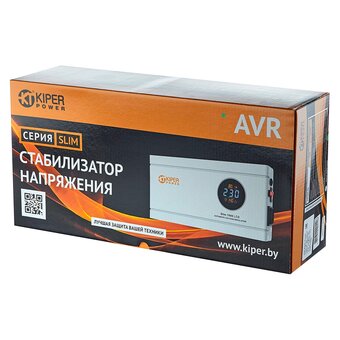  Стабилизатор напряжения Kiper Power Slim 1000 LCD 