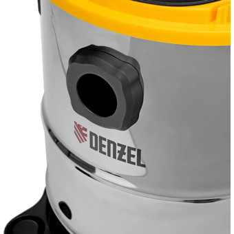  Строительный пылесос DENZEL SVC15 (28201) серебристый 