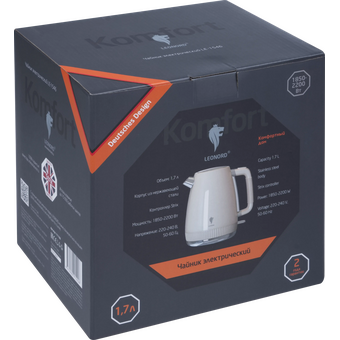 Электрочайник Leonord LE-1546 бежевый 