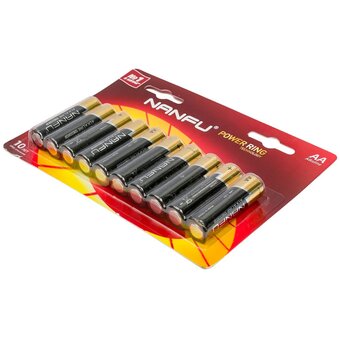  Батарейка Nanfu LR6-10B AA (10шт) 