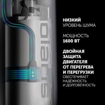  Блендер Polaris PHB 1637AL Cube нержавеющая сталь/черный 