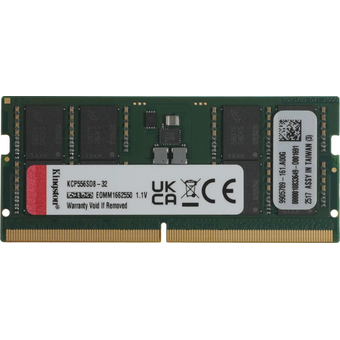  ОЗУ Kingston KCP556SD8-32 SO-DIMM DDR 5 DIMM 32Gb PC44800, 5600Mhz, CL46 