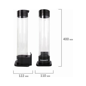  Стаканодержатель SONNEN BL-70 (455001) 70 стаканов, на винтах, черный 