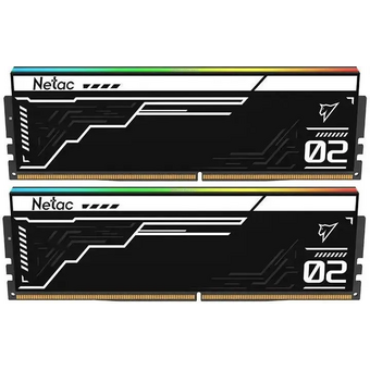  ОЗУ Netac Shadow II RGB NTS2D5P72DP-32K DDR 5 DIMM 32Gb (16Gbx2) 7200Mhz, C34 